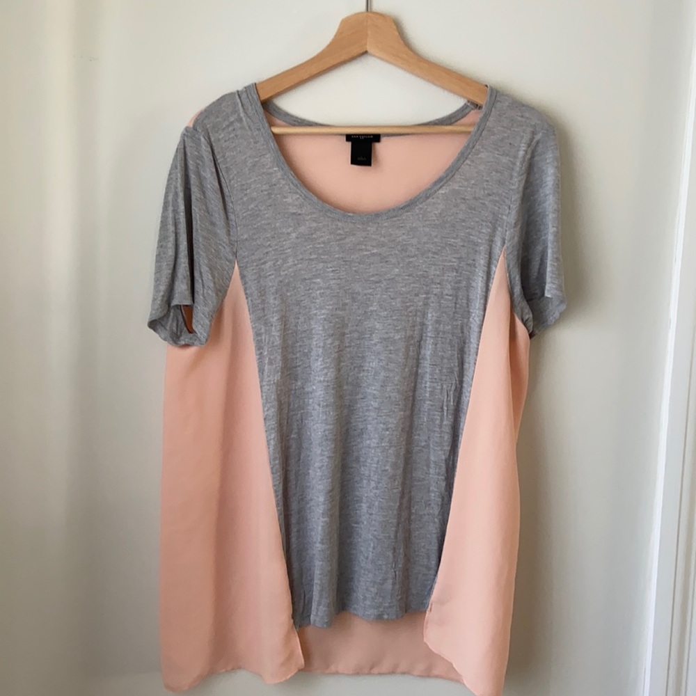Anne Taylor color block top